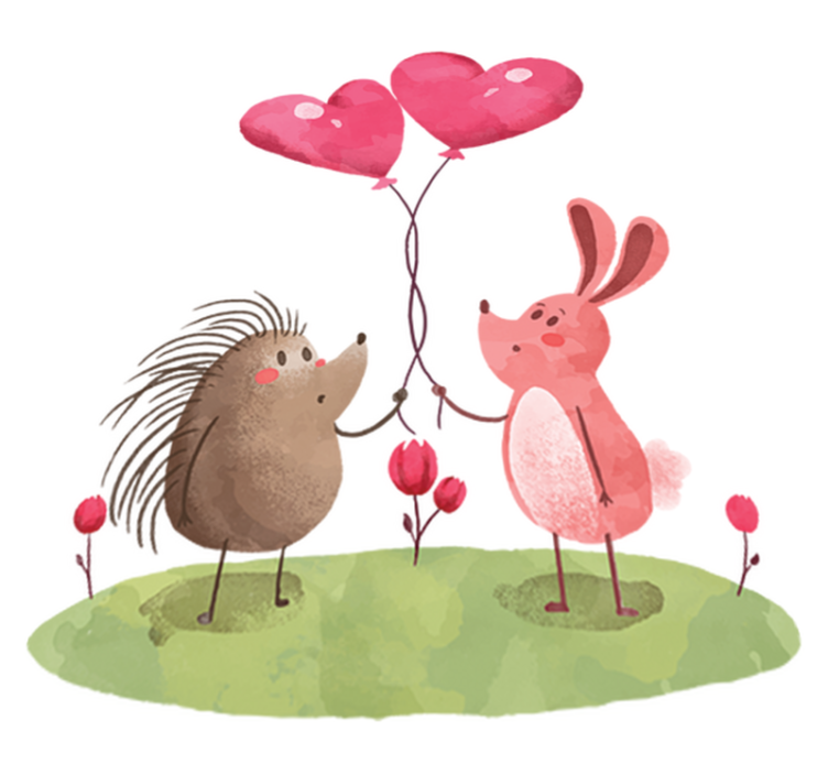 Vinil podovi životinja slatki ljubimci - TenStickers