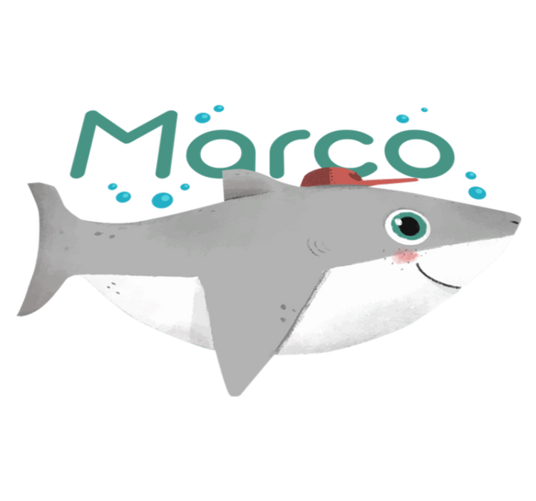 Vinil podovi životinja s veselim morskim psom - TenStickers