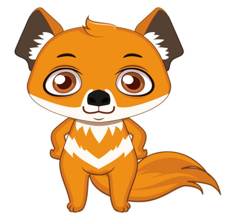 Vinil podovi životinja dingo dizajn - TenStickers