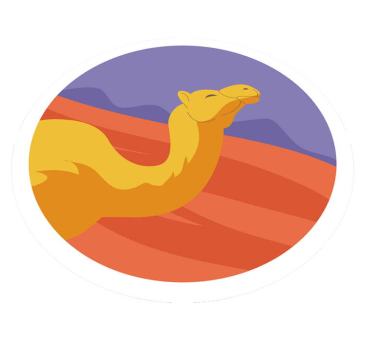 Vinil podovi životinja iz pustinje - TenStickers