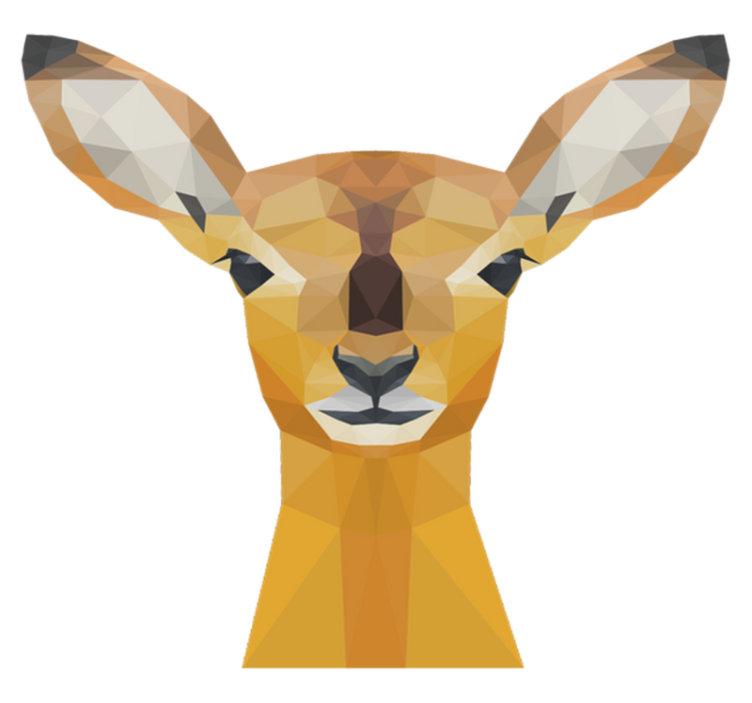 Vinil podovi životinja srna - TenStickers