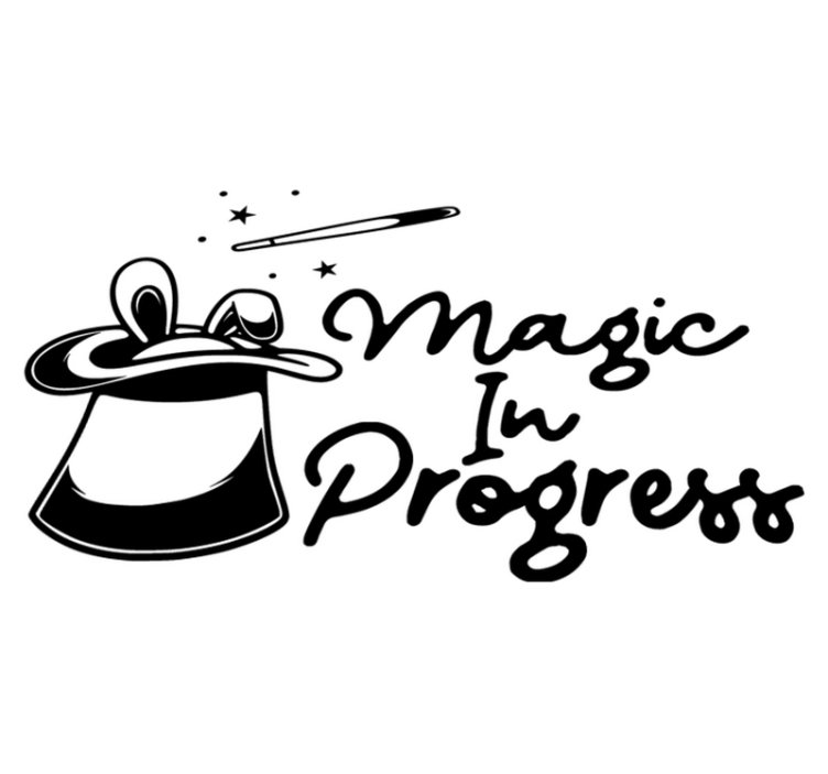 Vinil podovi životinja Čarobni zečevi i duge - TenStickers