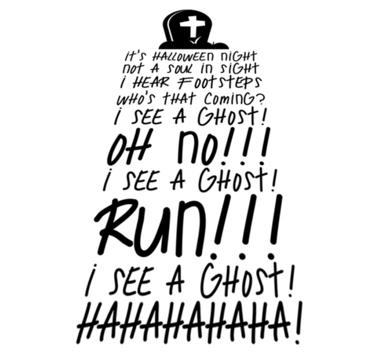 Vinil podovi noć vještica popularna pjesma - TenStickers