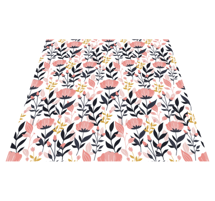 Vinil podovi cvijeće i biljke ružičasti cvjetovi - TenStickers