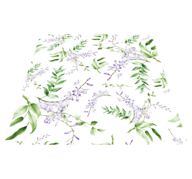 Vinil podovi cvijeće i biljke motiv lavande za prozor - TenStickers