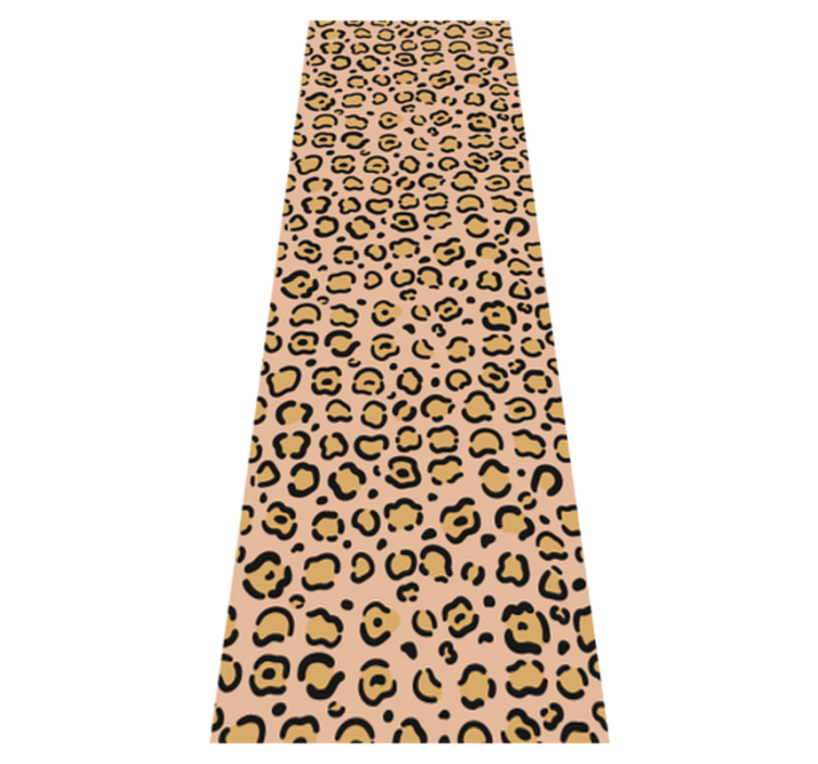 Vinil podovi otisak životinja leopard u pastelnim bojama - TenStickers