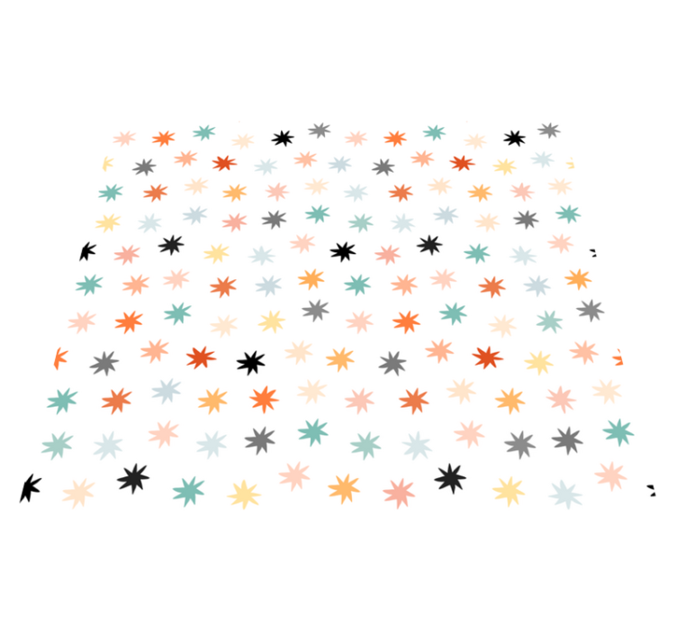 Vinil podovi zvijezde s geometrijskim uzorkom zvijezda - TenStickers