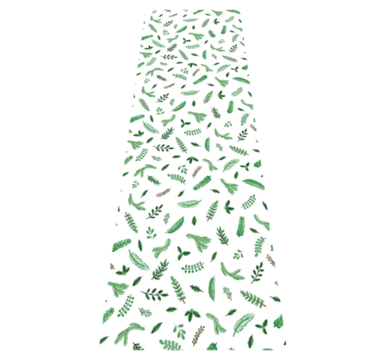 Vinil podovi božić s uzorkom lišća za dekoracije - TenStickers