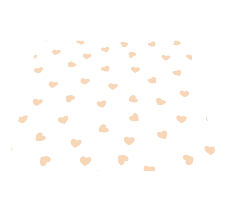 Vinil podovi spavaća soba mali srca - TenStickers