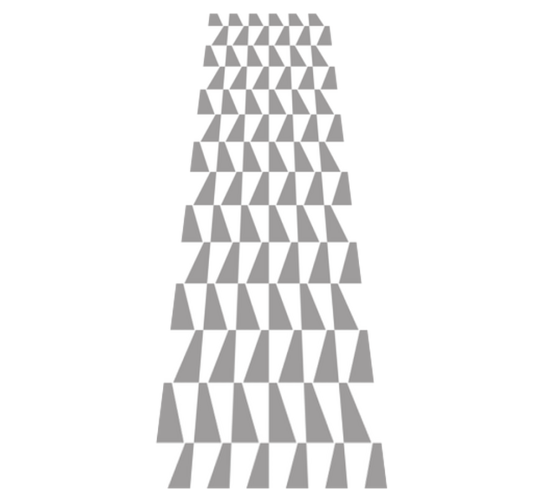 Vinil podovi spavaća soba sivo trokutići - TenStickers