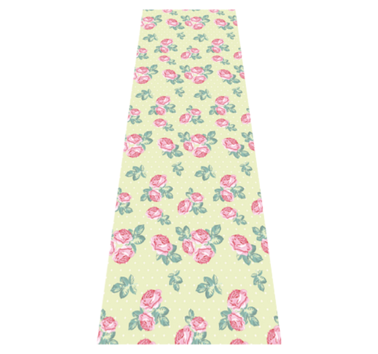 Vinil podovi spavaća soba shabby chic s točkicama - TenStickers