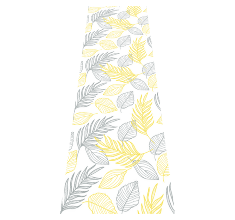 Vinil podovi spavaća soba u pantone lišću - TenStickers