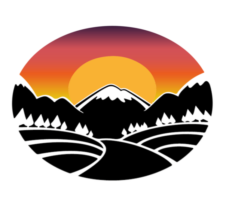 Vinil podovi priroda planina i šuma - TenStickers