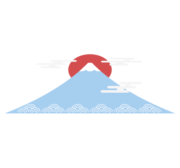 Vinil podovi priroda azijske planine - TenStickers