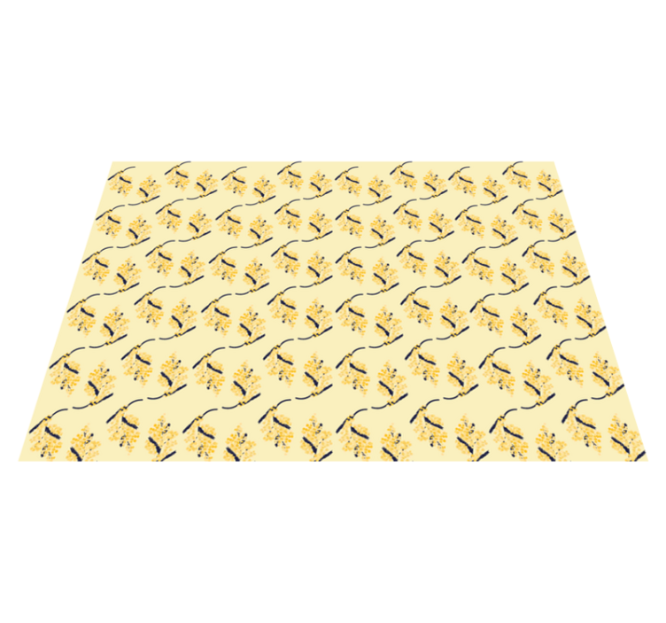 Vinil podovi priroda uzorak mimoza - TenStickers