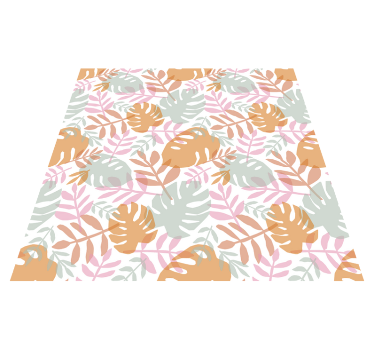 Vinil podovi priroda s motivom zelenog lista - TenStickers