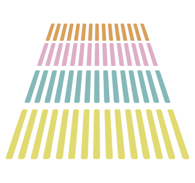 Vinil podovi geometrijski s konfeti naljepnicama - TenStickers