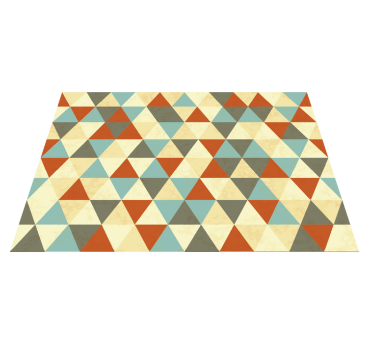 Vinil podovi geometrijski u boji trokuta - TenStickers