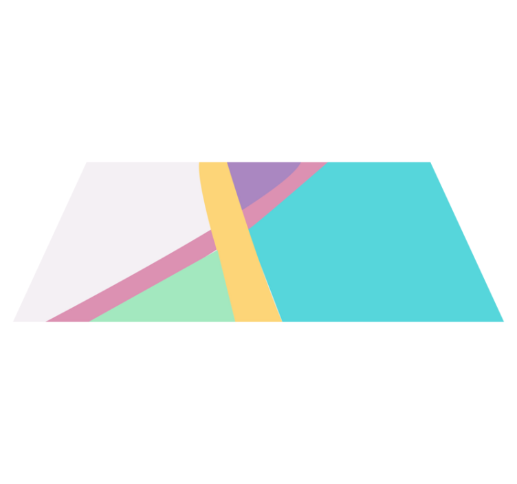 Vinil podovi geometrijski u šarenim blokovima boja - TenStickers