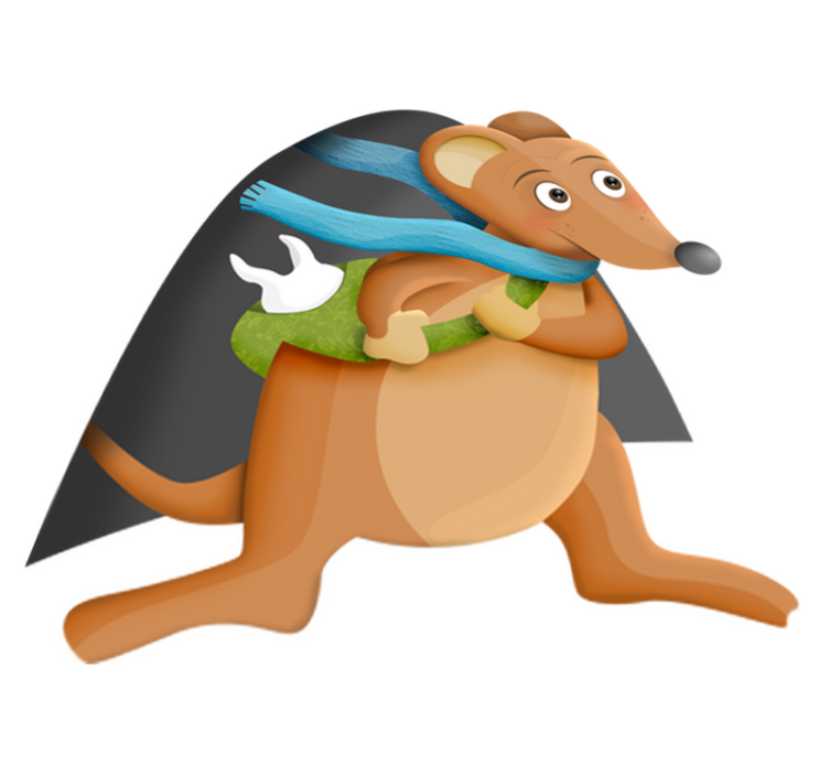 Vinil podovi djeca ratonić pérez za veselu igru - TenStickers