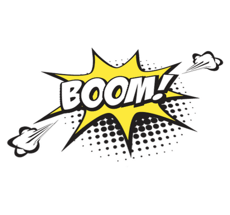 Vinil podovi djeca dekorativni onomatopejski pop - TenStickers