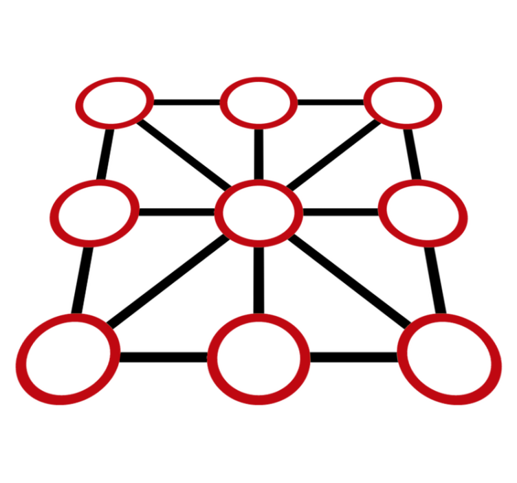 Vinil podovi igre tri u nizu - TenStickers