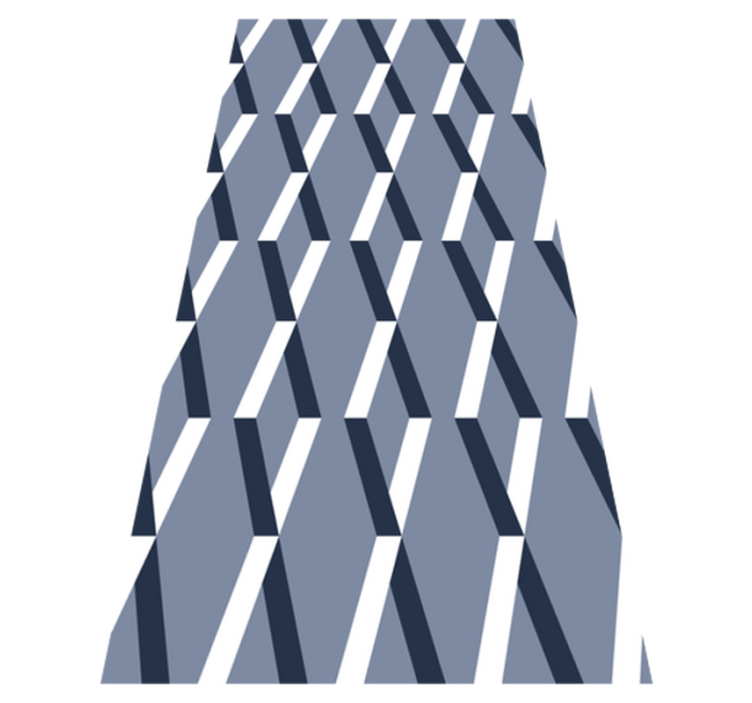 Vinil podovi za kupatilo 3d rombovi - TenStickers