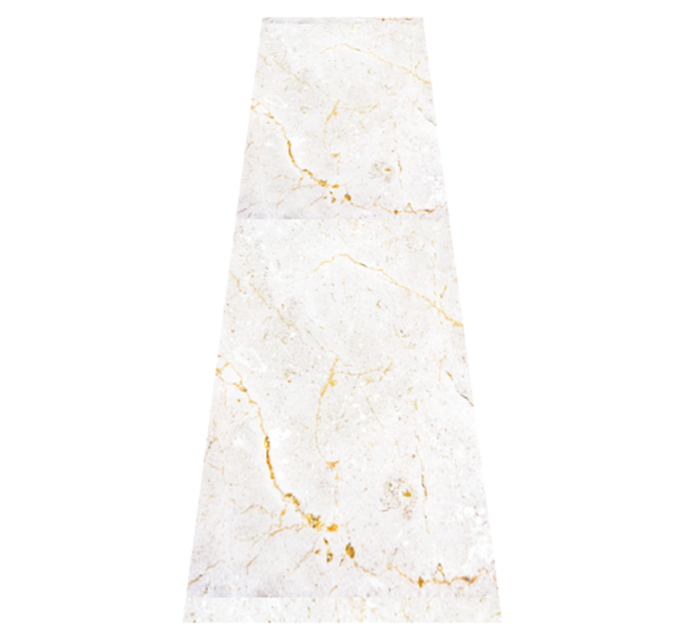 Vinil podovi za kupatilo u sivoj i zlatnoj mramornoj boji - TenStickers