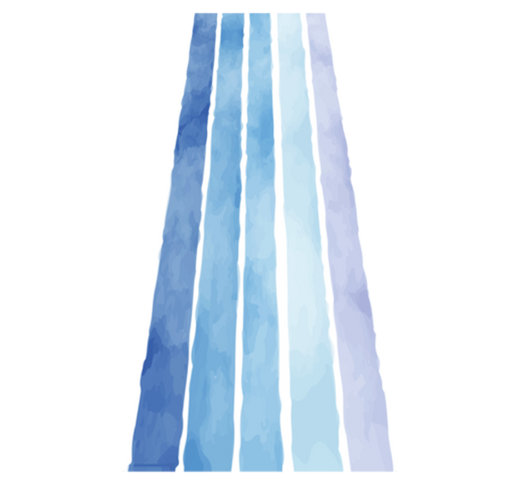 Vinil podovi za kupatilo s uzorkom plavih vodenih linija - TenStickers