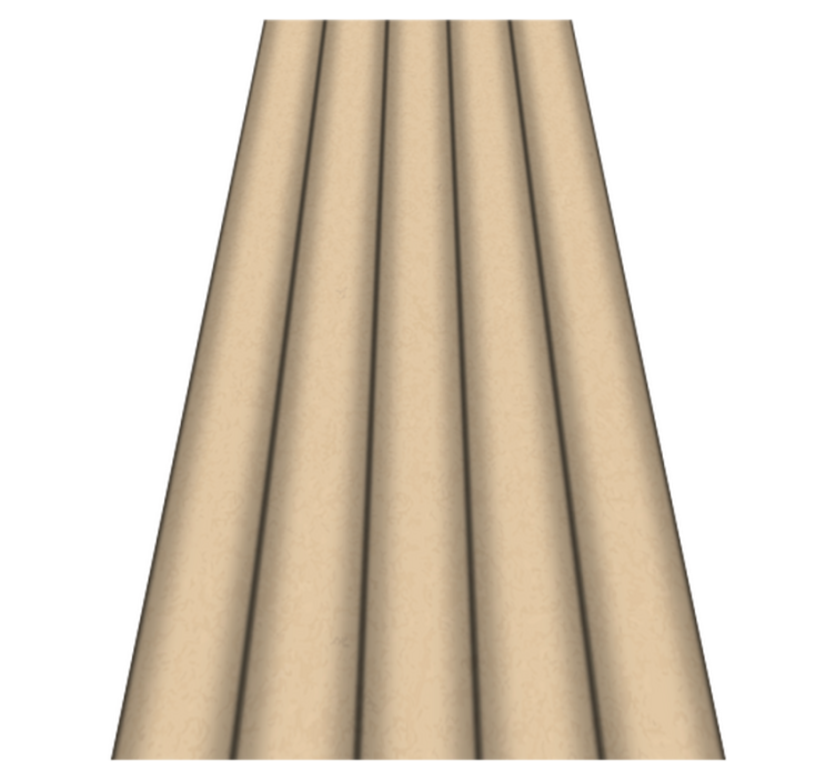 Vinil podovi za kupatilo smeđi minimalistički uzorak - TenStickers