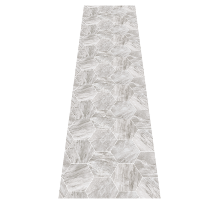 Vinil podovi za kupatilo zlatni mramorni heksagonalni uzorak - TenStickers