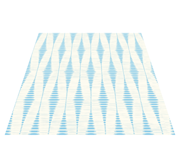 Vinil podovi geometrijski svijetloplavi rabaul ikat - TenStickers