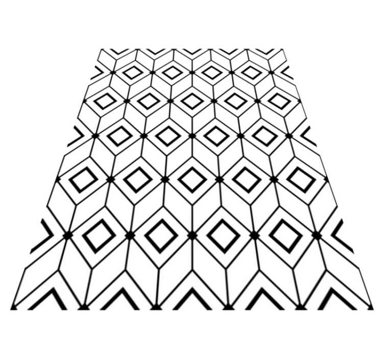 Vinil podovi geometrijski moderni dijamantni elementi - TenStickers