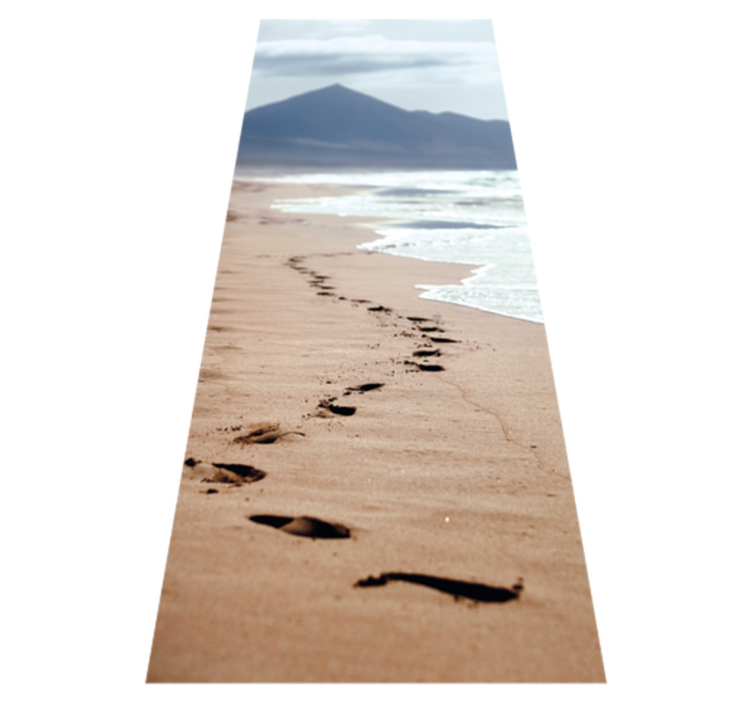 Vinil podovi za kupatilo otisak na plaži - TenStickers