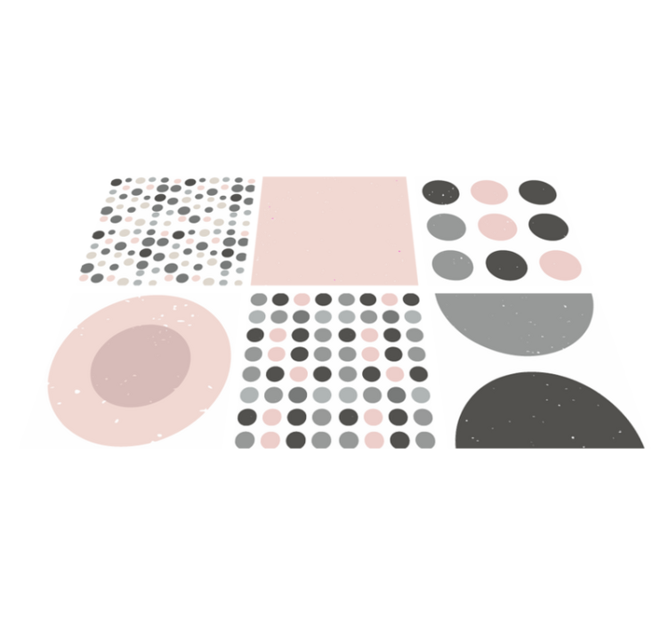 Vinil podovi za kupatilo scandinavian rebekka pločice - TenStickers