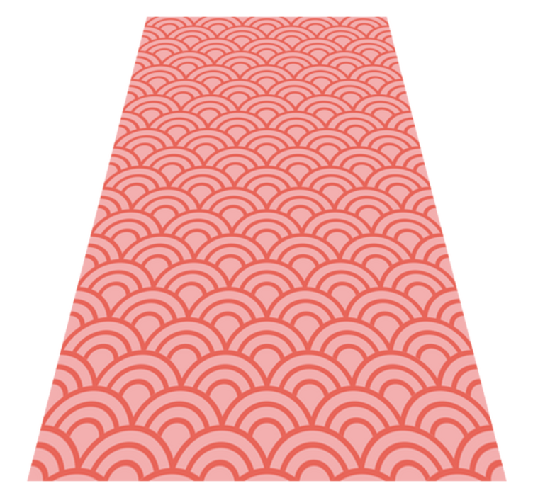 Vinil podovi za kupatilo u boji living coral - TenStickers