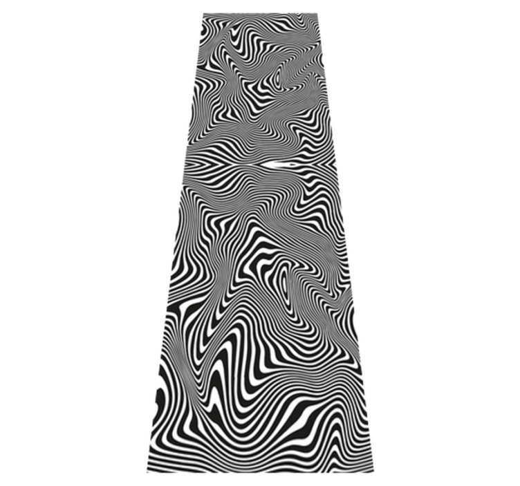 Vinil podovi za kupatilo zebra 3d efekt tuširanja - TenStickers