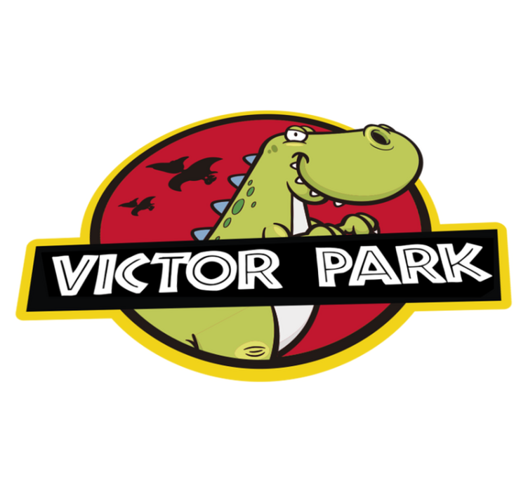 Personalizirani dječji jurassic park vinilna prostirka - TenStickers