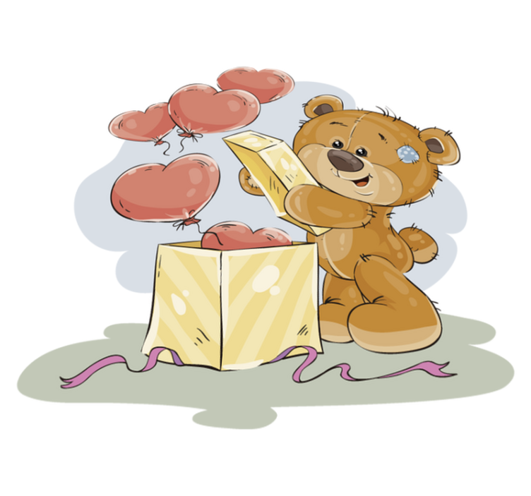 Vinil podovi rasadnici proslava medvjedića - TenStickers