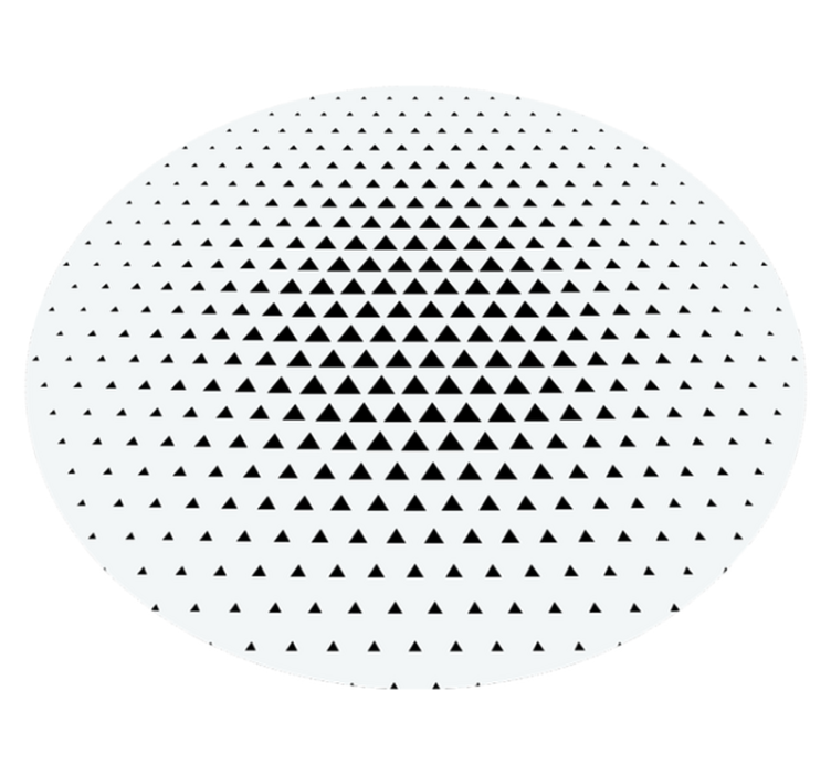 Minimalistički vinilni tepih s trokutima - TenStickers