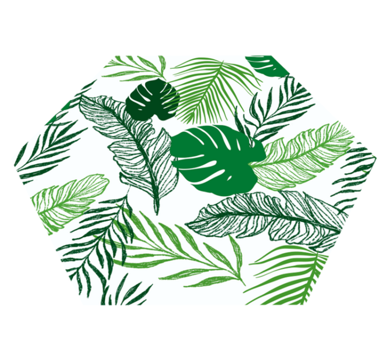 Fini list moderne vinilne prostirke - TenStickers