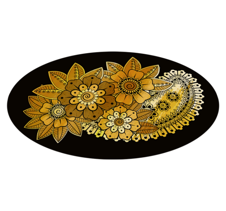 Vinil podovi mandala detalj mandale - TenStickers