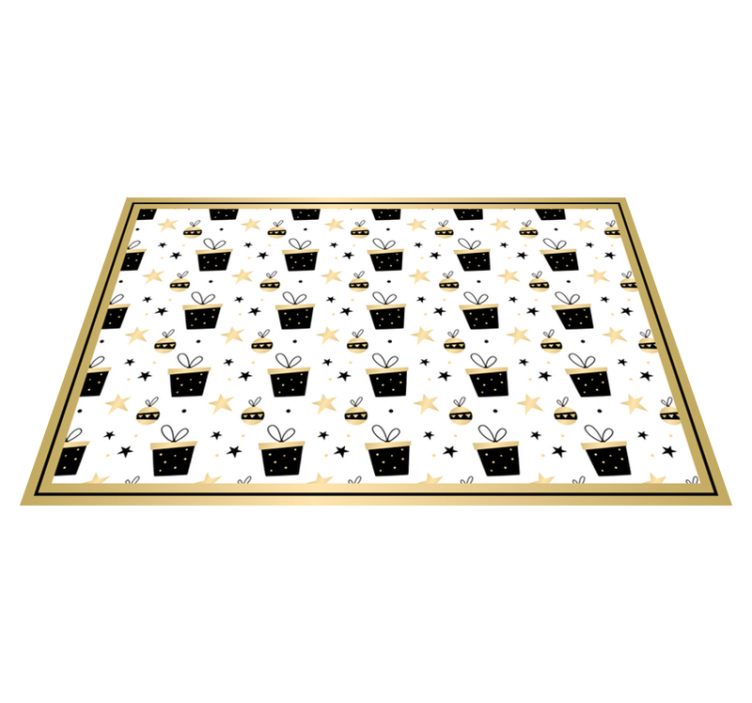Elegantan poklon kutija uzorak vinilne prostirke za spavaću sobu - TenStickers