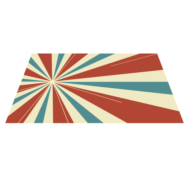 Vinil podovi geometrijski blistav sunčani prasak - TenStickers