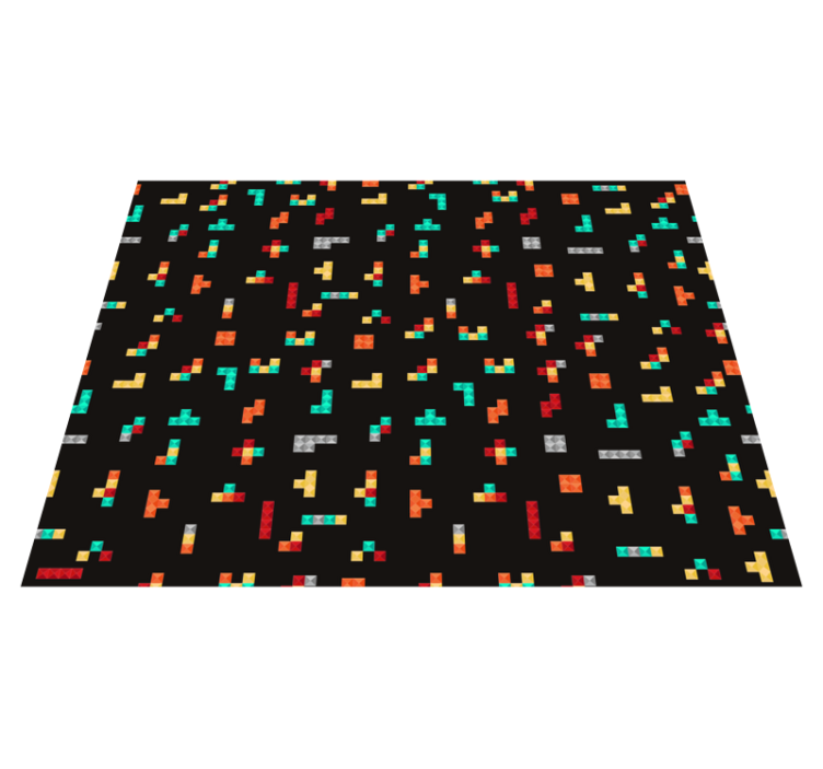 Retro tetris vintage vinil prostirka - TenStickers