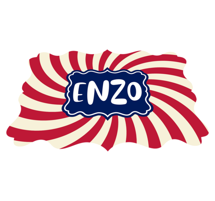 Vinil podovi s imenima personalizirane pruge - TenStickers