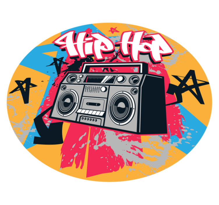 Hip hop plesač spavaća soba prostirka - TenStickers