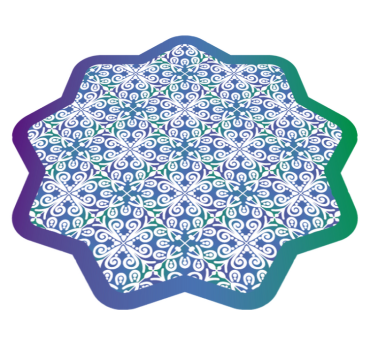 Vinil pločice zamršen dizajn pločica - TenStickers