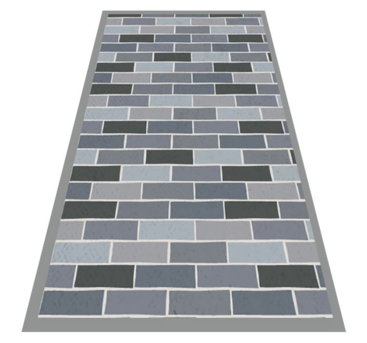 Vinil prostirka od cigle sive opeke - TenStickers