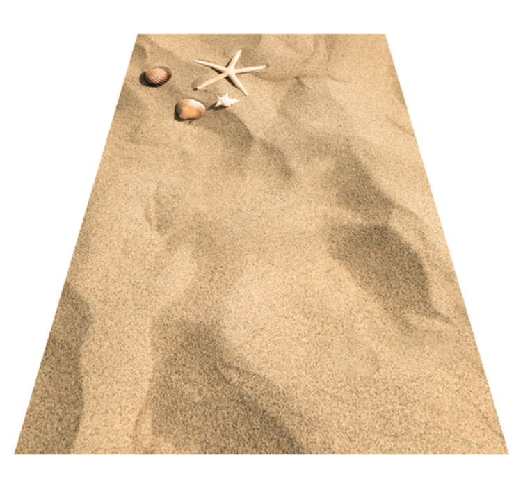 Ljetni vibe vinil prostirka pijesak kameni podne pločice - TenStickers